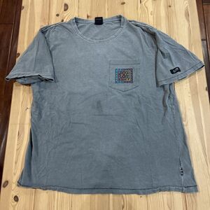 T&C Surf Shirt Mens Medium Gray Aloha State Yin Yang Graphic Tee Hawaii 1971